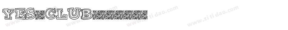 YES-CLUB字体转换