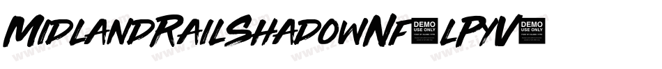 MidlandRailShadowNf-lPyV字体转换