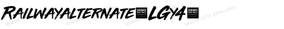 Railwayalternate-LGy4字体转换