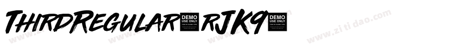 ThirdRegular-rJK9字体转换