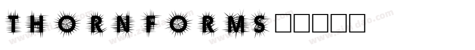 Thornforms字体转换