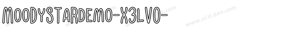 MoodyStarDemo-x3Lv0字体转换
