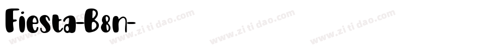 Fiesta-B8n字体转换