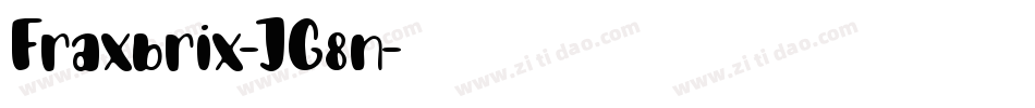 Fraxbrix-JG8n字体转换