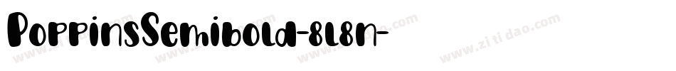 PoppinsSemibold-8l8n字体转换