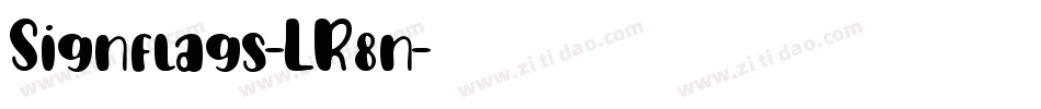 Signflags-LR8n字体转换 Signflags-LR8n字体转换