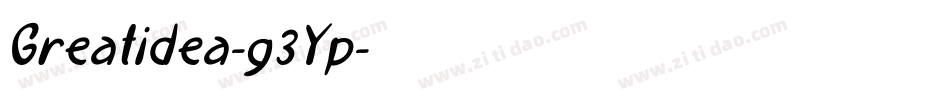 Greatidea-g3Yp字体转换