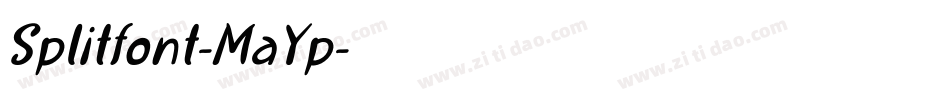 Splitfont-MaYp字体转换
