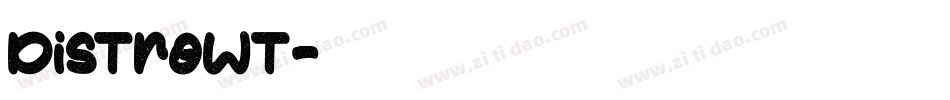 Distrowt字体转换