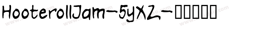 HooterollJam-5yXZ字体转换