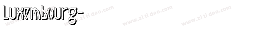 Luxembourg字体转换