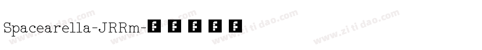 Spacearella-JRRm字体转换