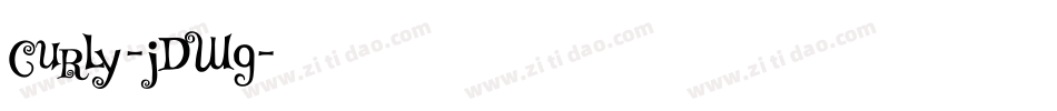 Curly-jDWG字体转换