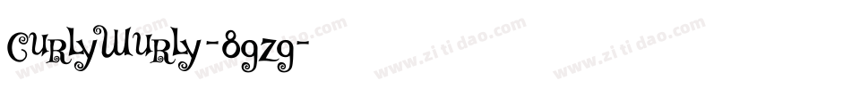 CurlyWurly-8gzg字体转换
