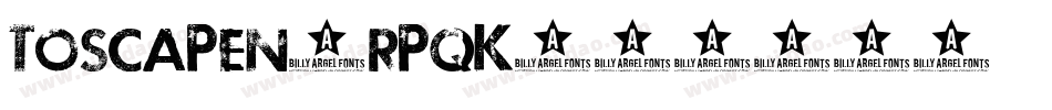 ToscaPen-rPqK字体转换