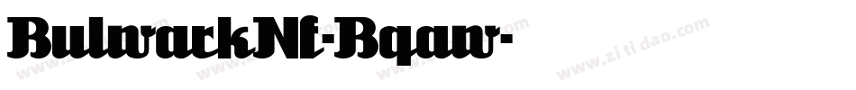 BulwarkNf-Bqaw字体转换