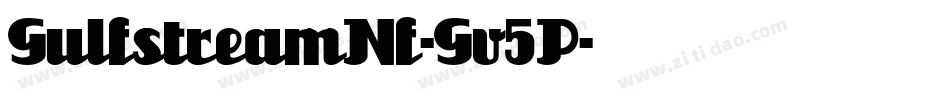 GulfstreamNf-Gv5P字体转换