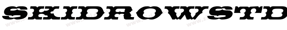SkidRowStd字体转换