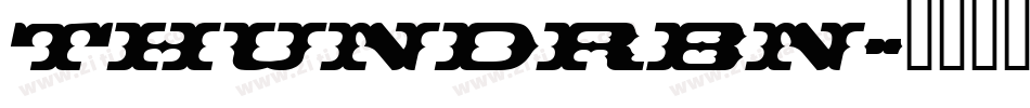 THUNDRBN字体转换