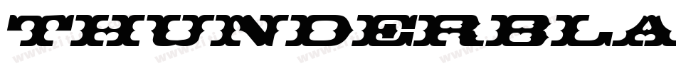 Thunderblack字体转换