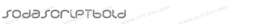 SodaScriptBold字体转换