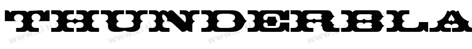 Thunderblack字体转换