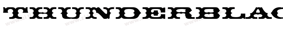 Thunderblack字体转换