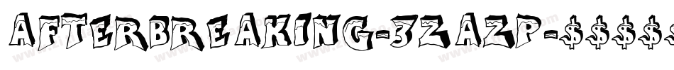AfterBreaking-3zazp字体转换