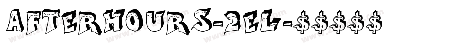 AfterHours-2El字体转换
