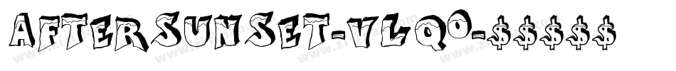 AfterSunset-Vlq0字体转换