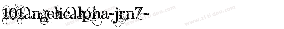 101AngelicAlpha-jRn7字体转换