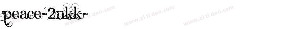 Peace-2nKK字体转换