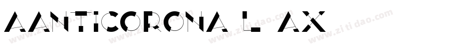 AAntiCorona-L3Ax3字体转换