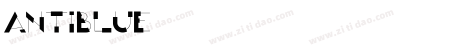 ANTIBLUE字体转换