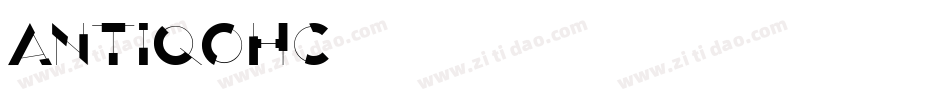 ANTIQOHC字体转换