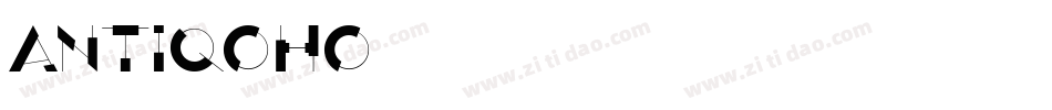 ANTIQOHO字体转换