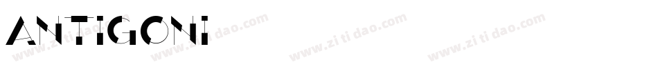 Antigoni字体转换