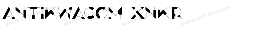 Antikwacom-xnKR字体转换