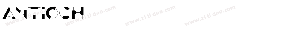Antioch字体转换