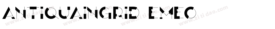 Antiquaingrid-eMeO字体转换