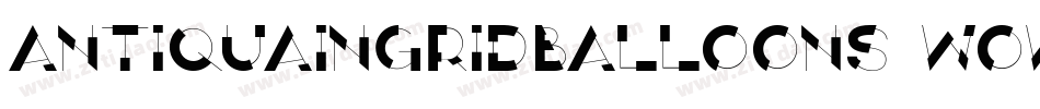 Antiquaingridballoons-WoW9字体转换