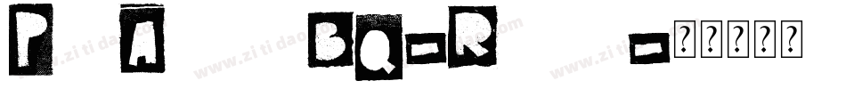 PostAntiquaBQ-Regular字体转换