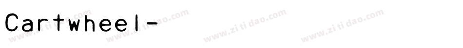 Cartwheel字体转换