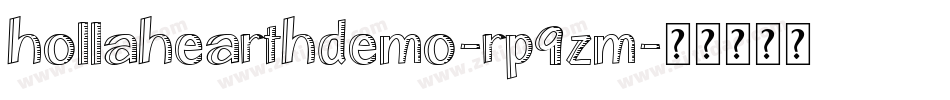 HollaHearthDemo-Rp9ZM字体转换