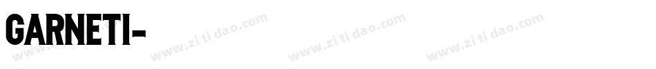 GARNETI字体转换