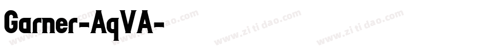 Garner-AqVA字体转换