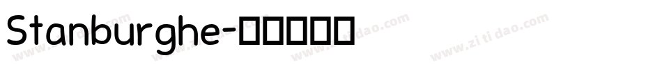 Stanburghe字体转换