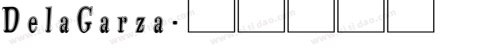 DelaGarza字体转换
