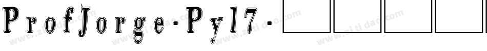 ProfJorge-Pyl7字体转换