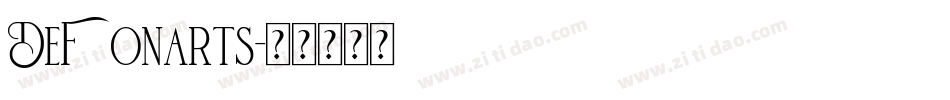 DeFonarts字体转换
